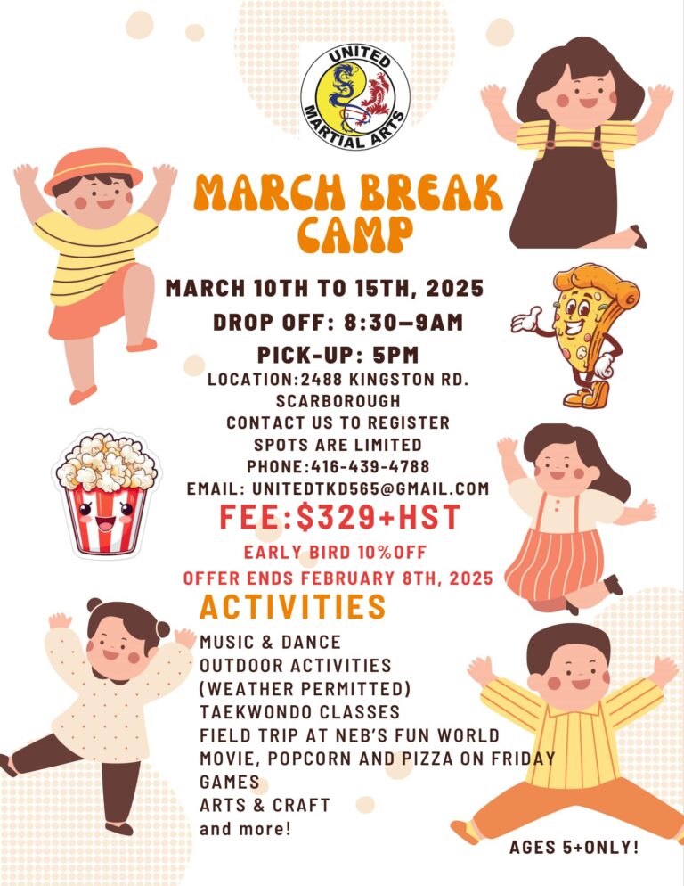 March Break Camp Poster